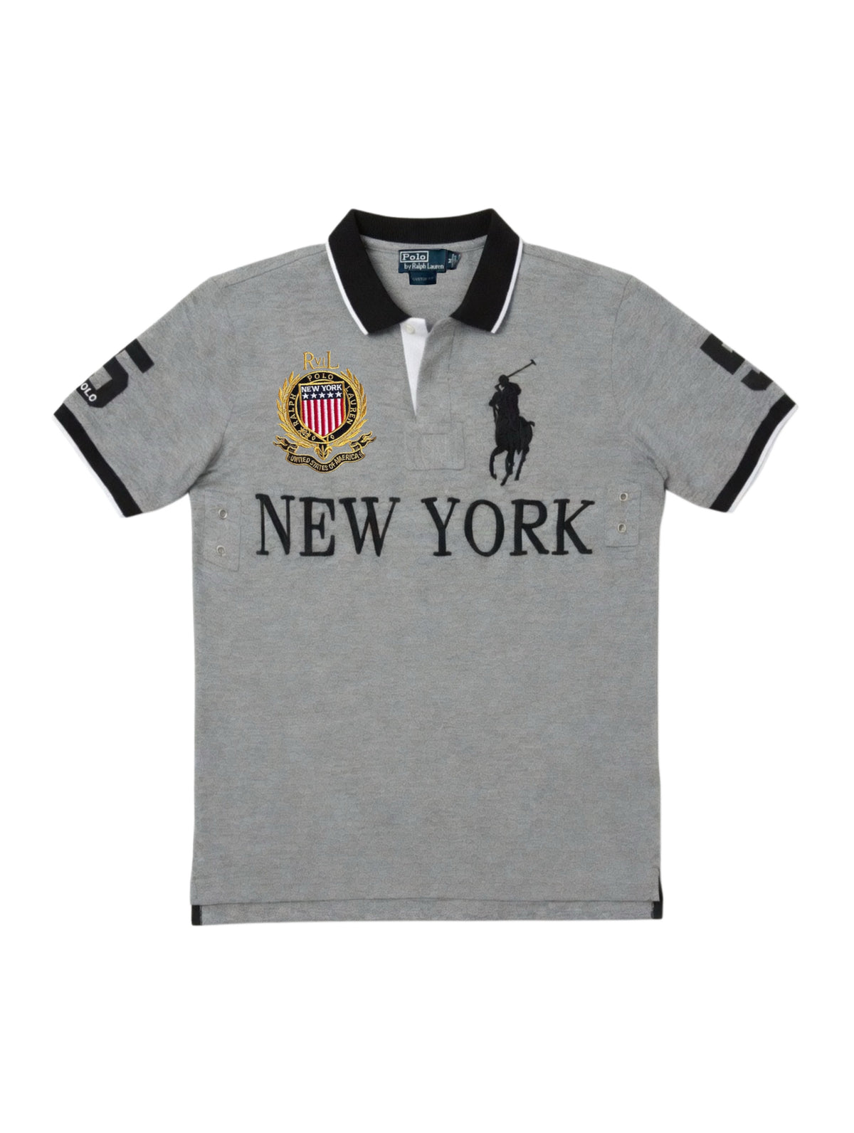 Polo Ralph Lauren Big Pony New York Gris #5