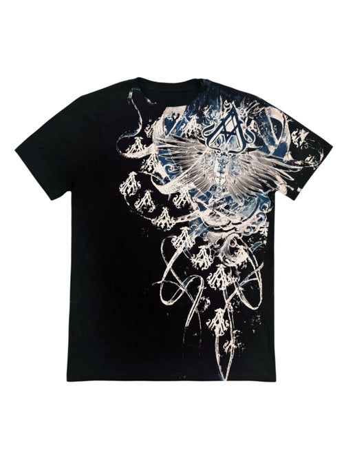Camisa Archaic Color Negro con Azules