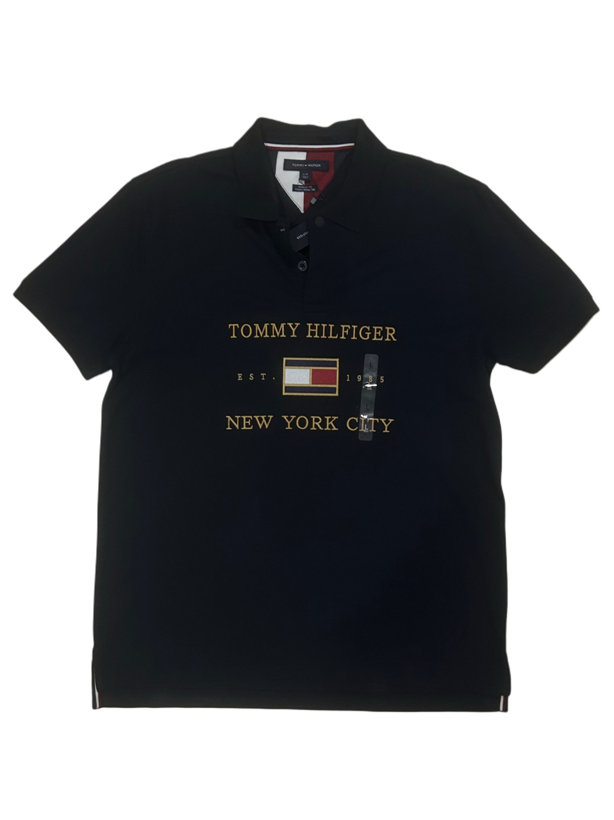 Tommy Hilfiger Polo Black Big Logo (New York City Edition)