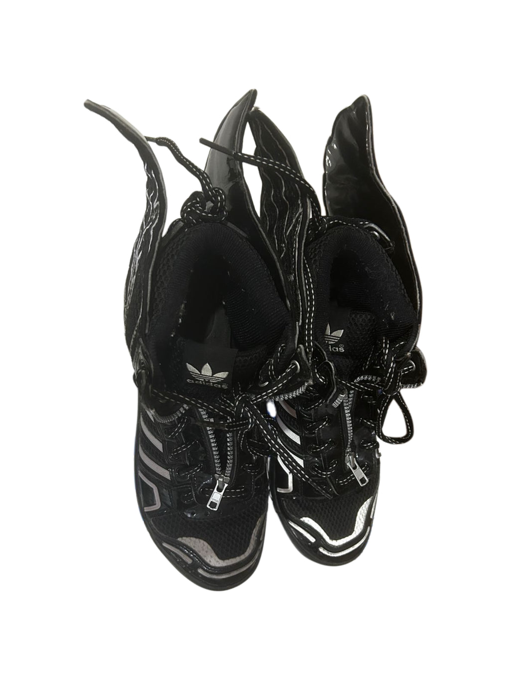 Adidas Jeremy Scott Negros Perspectiva Superior