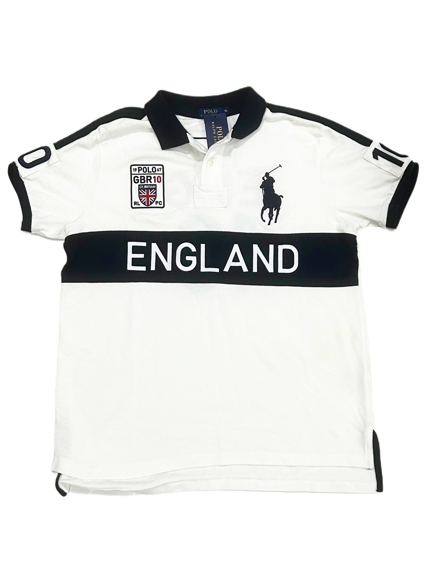 Polo Ralph Lauren Edicion England con Big Pony y Detalles Bordados con tag