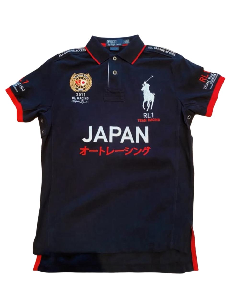 Polo Ralph Lauren edición Japan RL Racing con Big Pony y detalles Bordados 