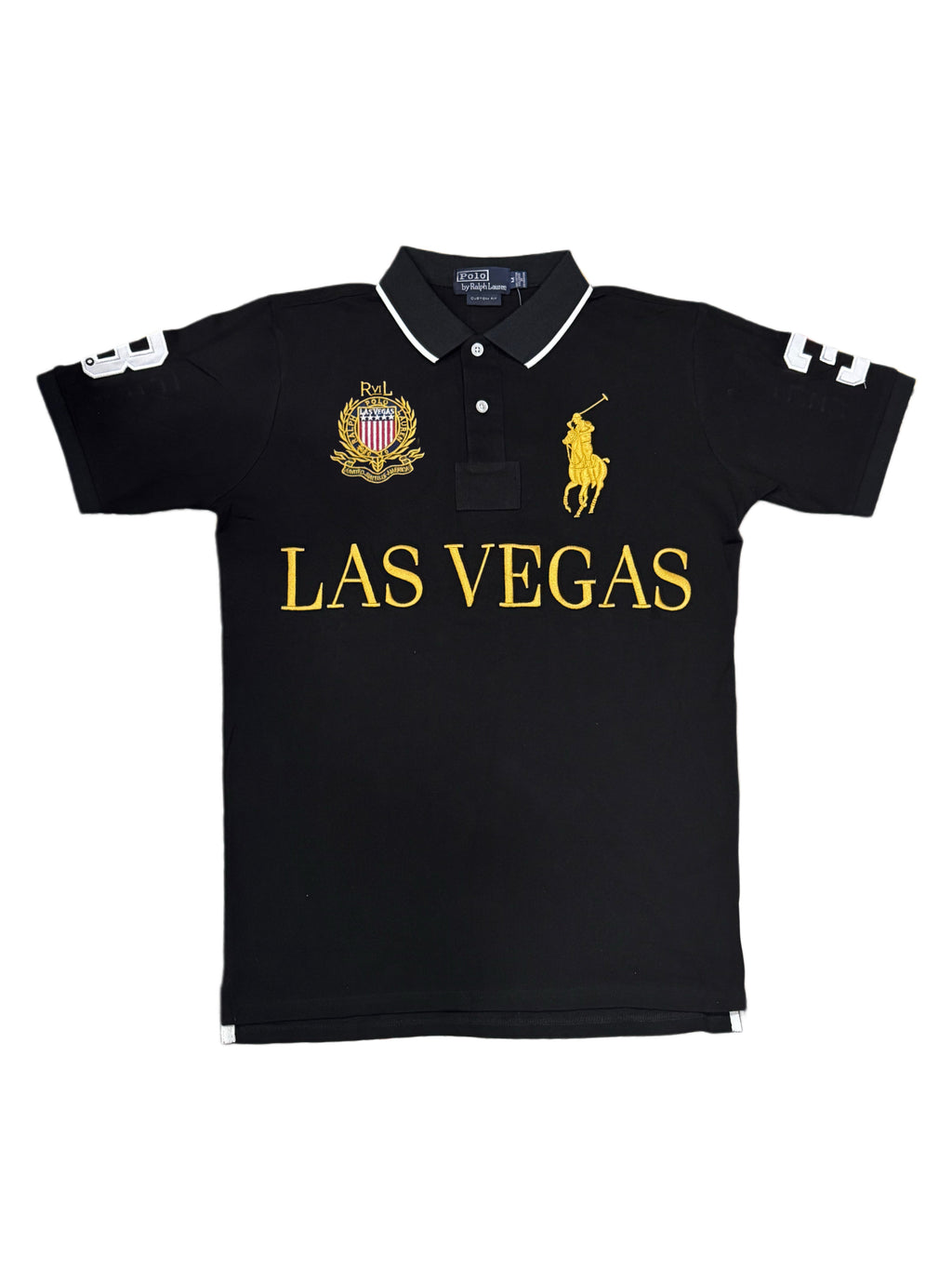 Polo Ralph Lauren Big Pony Las Vegas Foto Delantera detalles bordados