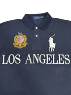 Polo Ralph Lauren Big Pony Los Angeles Foto Cercana de detalles bordados