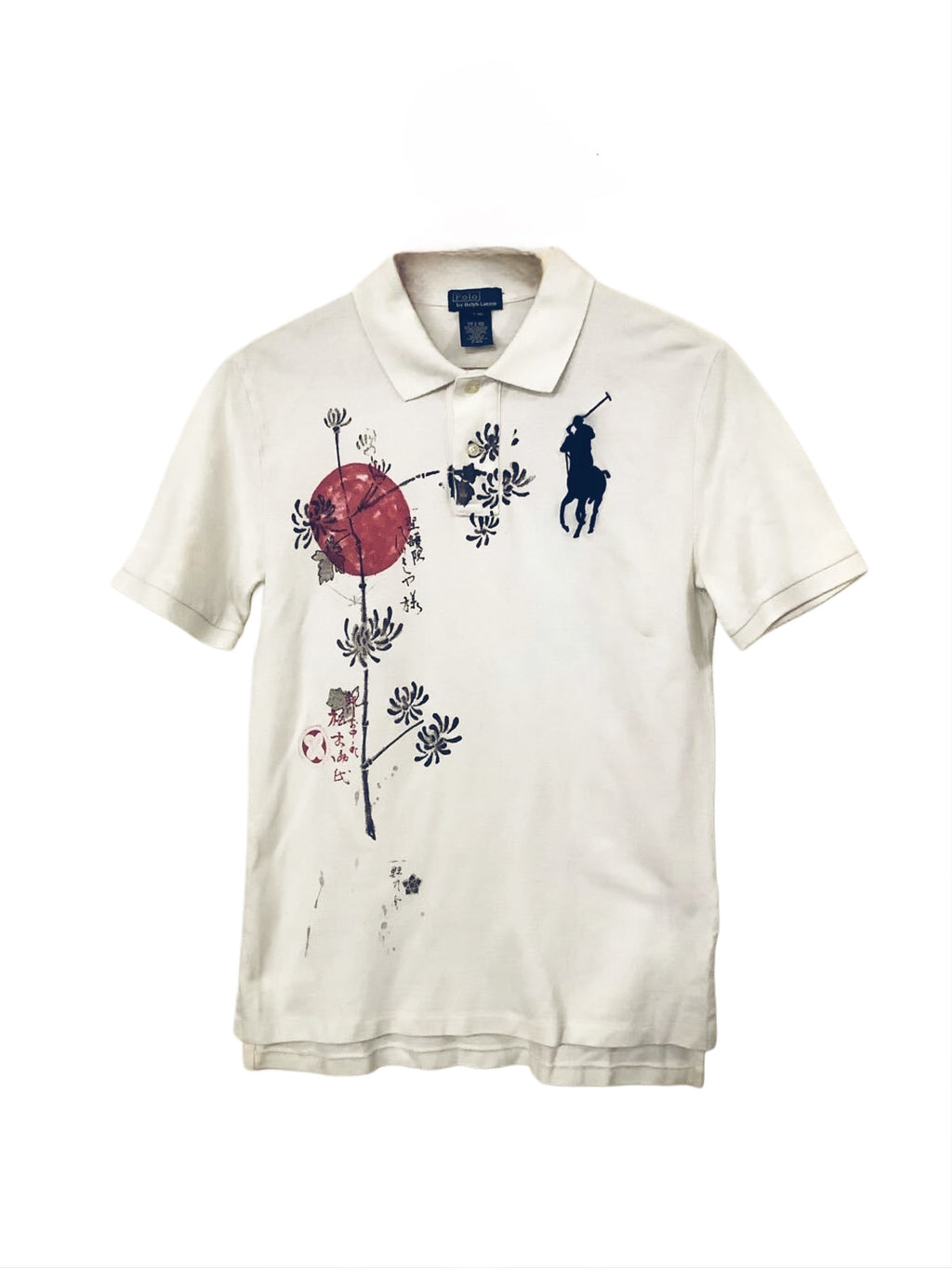 Polo Ralph Lauren Petalos Japan Original 100% Algodon, Original con Big Pony y Detalles Bordados 